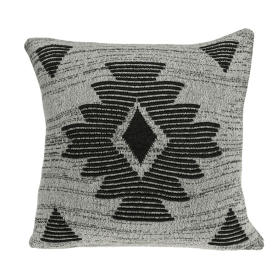 Parkland Collection Shosa Southwest Gray Throw Pillow