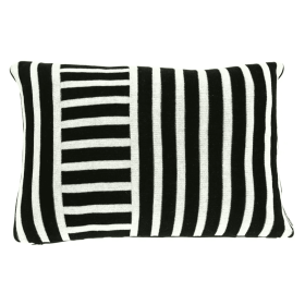 Parkland Collection Essex Black & White Throw Pillow