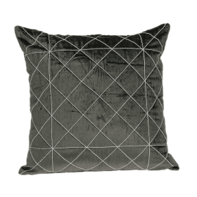 Parkland Collection Tada Gray Throw Pillow