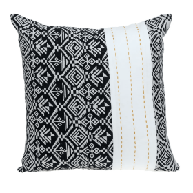 Parkland Collection Kai Transitional White Throw Pillow