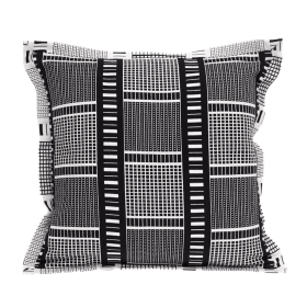 Parkland Collection Tamara Transitional Black Throw Pillow