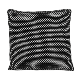 Parkland Collection Tuxedo Transitional Black Throw Pillow