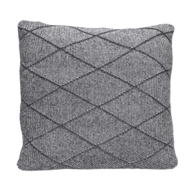 Parkland Collection Grampy Transitional Gray Throw Pillow