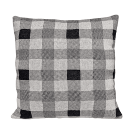 Parkland Collection Graham Transitional Gray Throw Pillow