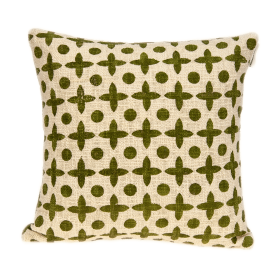 Parkland Collection Sitara Beige Printed Throw Pillow