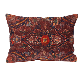 Parkland Collection Transitional Tapestry Red 14" x 20" Pillow