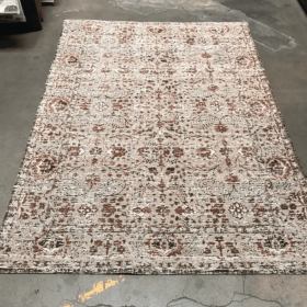 5x7 Oakton Jacquard Chenille Distressed Tapestry Area Rug