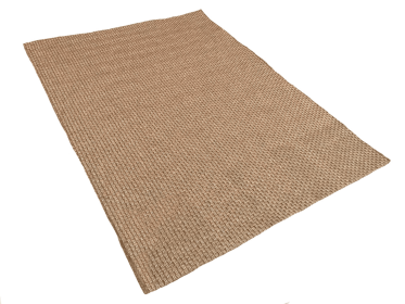 5x7 Outdoor Indoor Basket weave Brown Beige Patio Area Rug