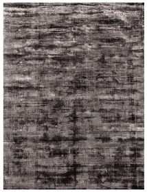 5x7 Feet Charcoal Faux Silk Viscose Handmade Area Rug