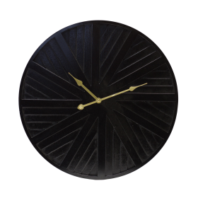 Wall Clock 19.5"D MDF 1 AA Battery, Not Included