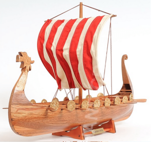 Drakkar Viking Model Long Boat