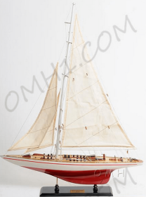 Painted Endeavour 24 Model Sailboat