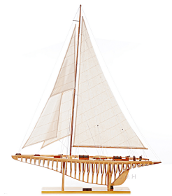 Shamrock V Open Hull Model Sailing Yacht