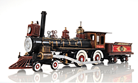 No. 119 4-4-0 Steam Locomotive Model Of Union Pacific- 1:24 Scale