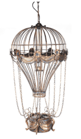 Vintage Hot Air Balloon Pendant Light