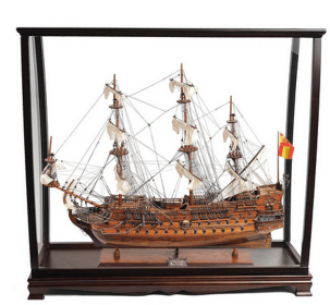 Exclusive Edition of the San Felipe Large-Scaled Model Ship with Table Top Display Case