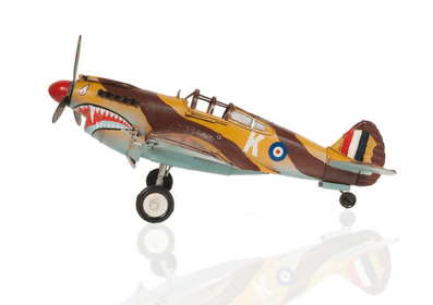 Metal 1941 Curtiss Hawk 81A Scaled Model Aircraft