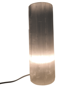 Selenite Flat Top Lamp