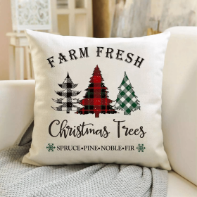 Christmas Throw Pillow Covers, 18X18In