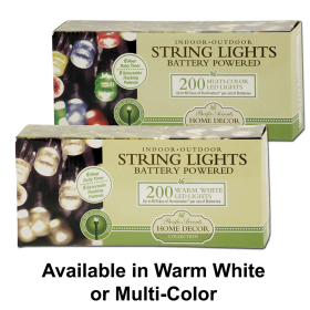 Battery Operated String Lights 50/100/200 LED