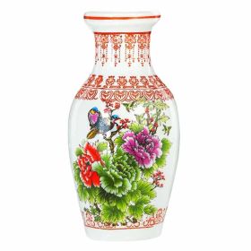 Chinese Style Ceramic Cocktail Cup Vintage Painted Vase Wine Glass Summer Drink Cup, 500ml - Default