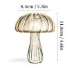 7 Style Mushroom Glass Vase Creative Hydroponics Vases Aromatherapy Bottle Desktop Crafts Ornament Living Room Home Office Decor - HGA0012459-F - CN