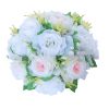 Gold/Silver Wedding Candle Holders Decor Table Centerpiece Pillar Flower Vase Rack Stand Road Lead Floral Bouquet Party Supplies - White Pink Heart -