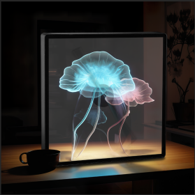 3D Hologram Projection Light - 3D FAN with Frame