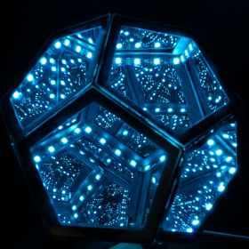 Infinity Dodecahedron Magic Table Lamp;  LED RGB Lamp;  Creative Gifts;  Ambient Lights;  Birthday gifts - LAMP