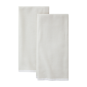 Better Homes & Gardens Papyrus-Beige Cotton-and-Polyester Woven Dual-Purpose Oversized Kitchen Towels 2 Pack - Better Homes & Gardens