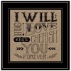 "Forever" by Deb Strain, Ready to Hang Framed Print, Black Frame - as Pic