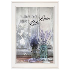 "Where There is Love" by Lori Deiter, Ready to Hang Framed Print, White Frame