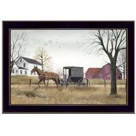 "Goin' to Market" By Billy Jacobs, Printed Wall Art, Ready To Hang Framed Poster, Black Frame