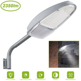 Wall Pack LED Lights 144LEDs Photocell Sensor Street Lamp IP65 Waterproof Outdoor Lighting - Silver