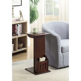 Designs2Go Abby Magazine C End Table - Espresso