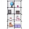 DIY 8 Cube Grid Wire Cube Shelves - as show