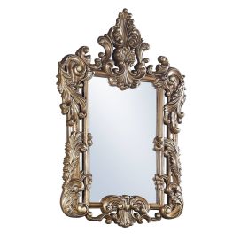 ACME Constantine Mirror, Brown & Gold Finish BD00473 - as Pic