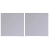 Frameless Mirror Tiles Glass 16 pcs 8" - Silver