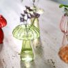 7 Style Mushroom Glass Vase Creative Hydroponics Vases Aromatherapy Bottle Desktop Crafts Ornament Living Room Home Office Decor - HGA0012459-A - CN