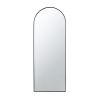 28x1x74" Celine Black Arch Body Mirror - as Pic