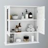 Bathroom Wall Cabinet with Doule Mirror Doors and Shelvs - as Pic