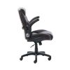 Air Lumbar Bonded Leather Manager Office Chair - Brown