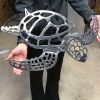 1pc, Metal Sea Turtle Ornament Beach Theme Decor Wall Art Decorations Wall Hanging For Indoor Living Room Decor - Silvery - 11.81inch√ó11.02inch