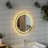 LED Bathroom Mirror 19.7" Round - Transparent