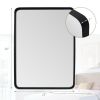 Rectangular Wall Mount Bathroom Mirror with Solid Steel Frame - M