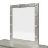 Champagne Silver Mirror with LED Lights - as Pic