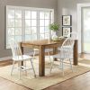 Autumn Lane Windsor Solid Wood Dining Chairs, Set of 2 - White