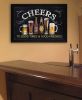 "Cheers" by Artisan Debbie Dewitt, Ready to Hang Framed Print, Black Frame - as Pic