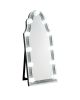 ACME Noralie Accent Floor Mirror in Mirrored & Faux Diamonds 97986 - as Pic