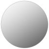 Wall Mirror 19.7" Round Glass - Silver